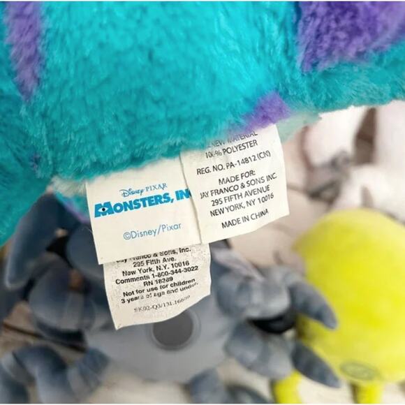 DISNEY Monsters Inc Stuffed Animal Plush Bundle - Picture 14 of 15